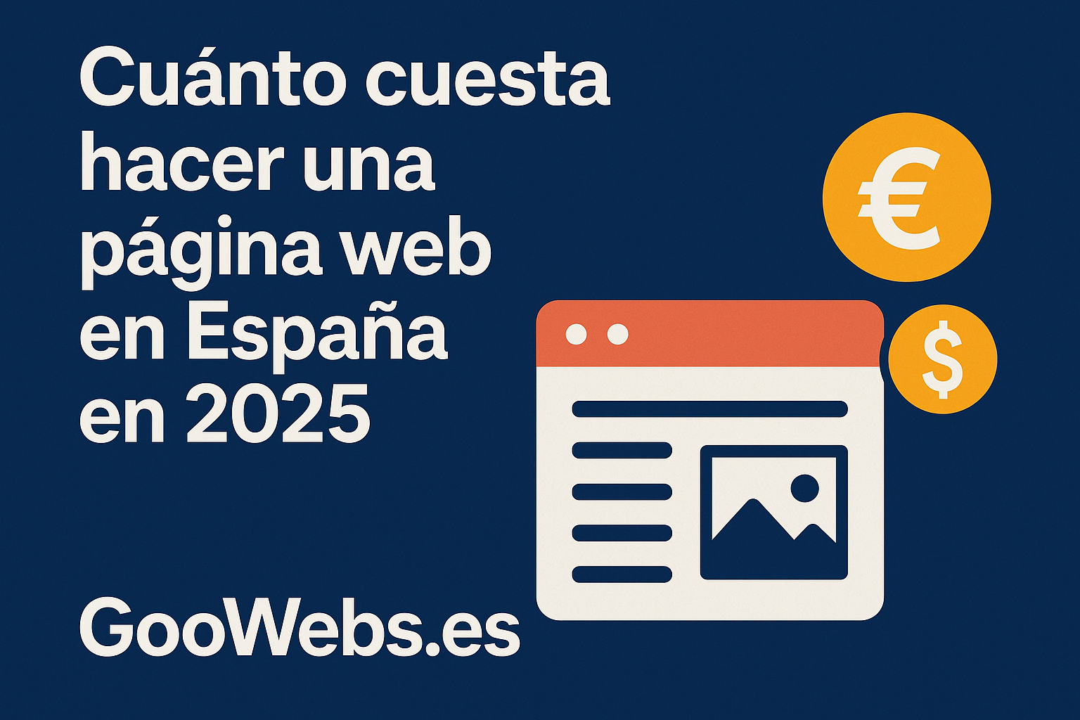 Cuánto cuesta hacer una página web en España 2025 | GooWebs.es
